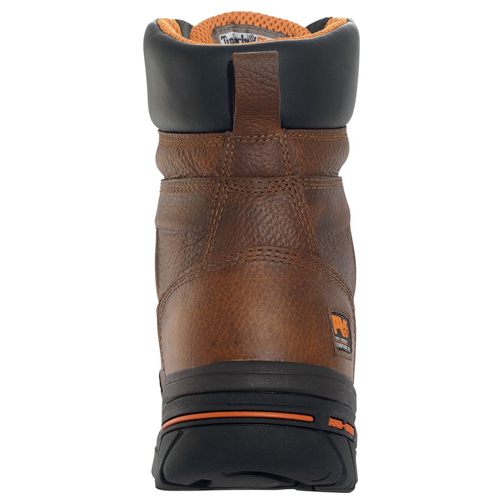 Bocanci De Muncă Timberland Barbati Maro - Pro® Helix 8\" Comp Toe - Romania - GPZTJV934